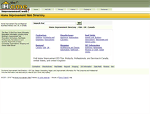 Tablet Screenshot of homeimprovementweb.com